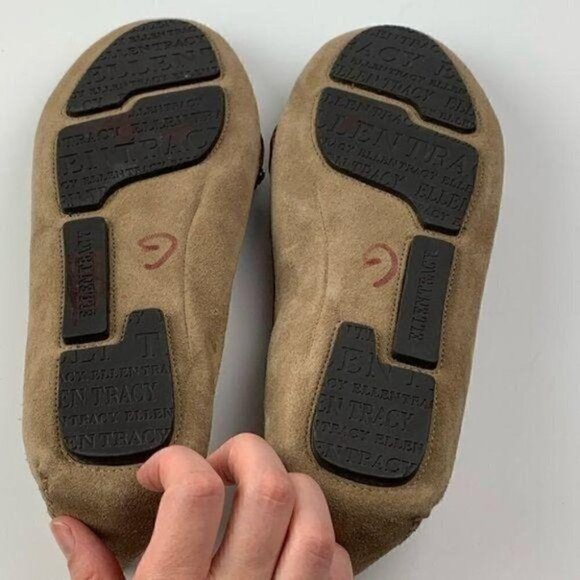 New Ellen Tracy flats 8.5 nectar suede leather - Picture 5 of 9